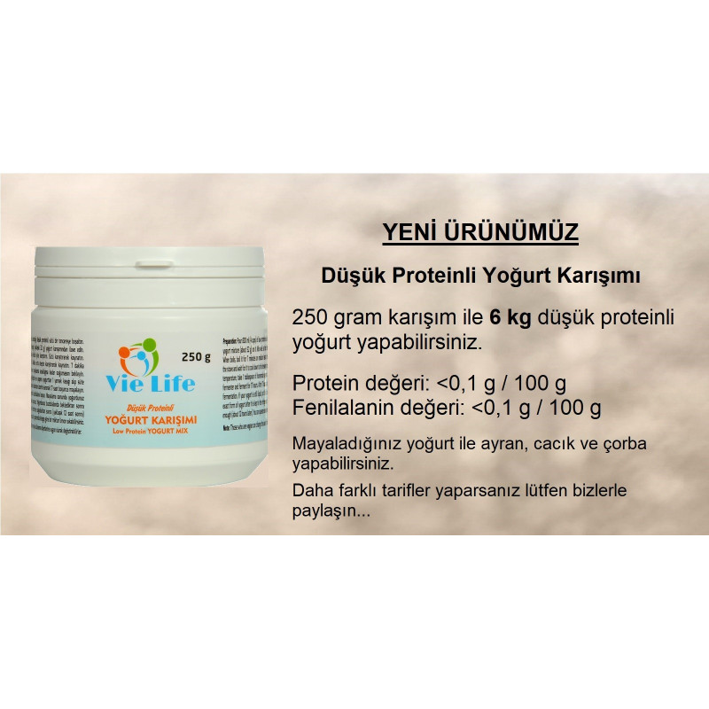 Düşük Proteinli Yoğurt Karışımı - 250 g