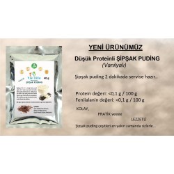 Düşük Proteinli Şipşak Puding - Vanilya